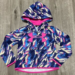 Under Armour Girl’s‎ Multicolor Full-Zip Hoodie, size 4
